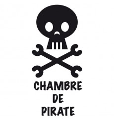 Sticker Chambre de pirate