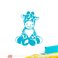 Sticker Petite girafe assis - stickers chambre bébé & stickers enfant - fanastick.com