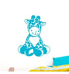 Sticker Petite girafe assis