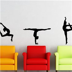  Sticker série de gymnastes