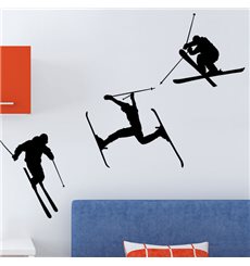 Sticker série de skieurs
