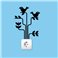 Sticker Arbre avec des oiseaux - stickers arbre & stickers muraux - fanastick.com