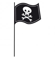 Sticker Drapeau pirate