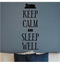 Sticker Keep calm and sleep well