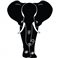 Sticker Design éléphant - stickers animaux & stickers muraux - fanastick.com
