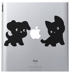Sticker Chiot et chaton
