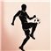 Sticker Footballeur jonglant - stickers foot & stickers muraux - fanastick.com