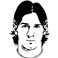 Sticker Portrait Lionel Messi - stickers foot & stickers muraux - fanastick.com