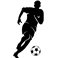 Sticker Footballeur avec un ballon - stickers foot & stickers muraux - fanastick.com