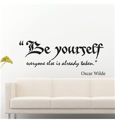 Sticker Be yourself - Oscar Wilde
