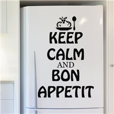  Sticker Keep calm and Bon appetit