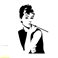 Sticker avec Audrey Hepburn - stickers personnages & stickers muraux - fanastick.com