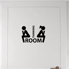 Sticker Toilettes Thinking Room