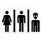 Sticker Homme, femme, humanoïde - stickers wc & stickers toilette - fanastick.com