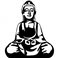 Sticker Bouddha assis - stickers zen & stickers muraux - fanastick.com