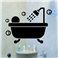 Sticker Bain bulles - stickers salle de bain & stickers muraux - fanastick.com