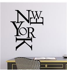 Sticker New York composition