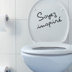 Sticker citation:" Soyez inspiré"